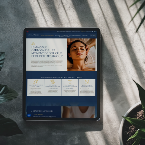 Site web sur le massage californien