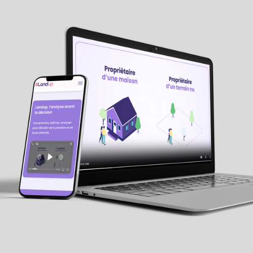 Analyse immobilière sur ordinateur et téléphone