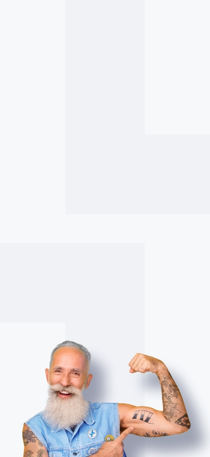 Fond gris avec le logo de l'Agence Tiz en filigrane
