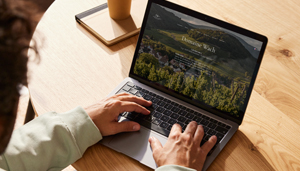 Site du domaine Wach dans un or